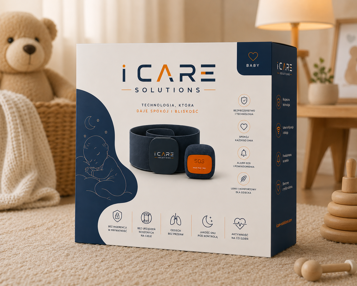 i-CARE BABY – Inteligentny monitoring snu i bezpieczeństwa dziecka