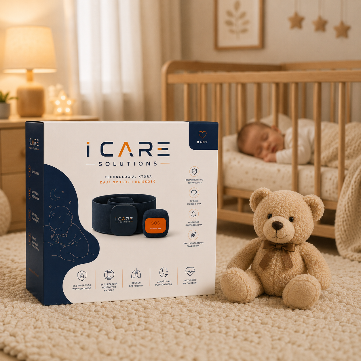 i-CARE BABY – Inteligentny monitoring snu i bezpieczeństwa dziecka