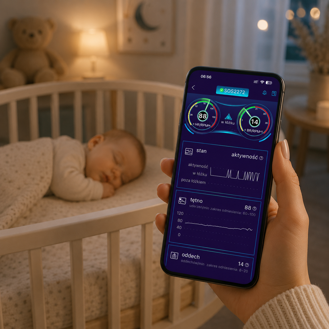 i-CARE BABY – Inteligentny monitoring snu i bezpieczeństwa dziecka