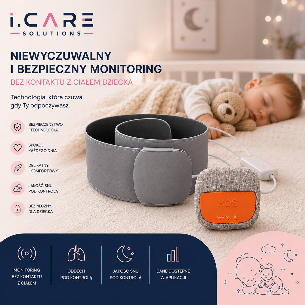 i-CARE BABY – Inteligentny monitoring snu i bezpieczeństwa dziecka