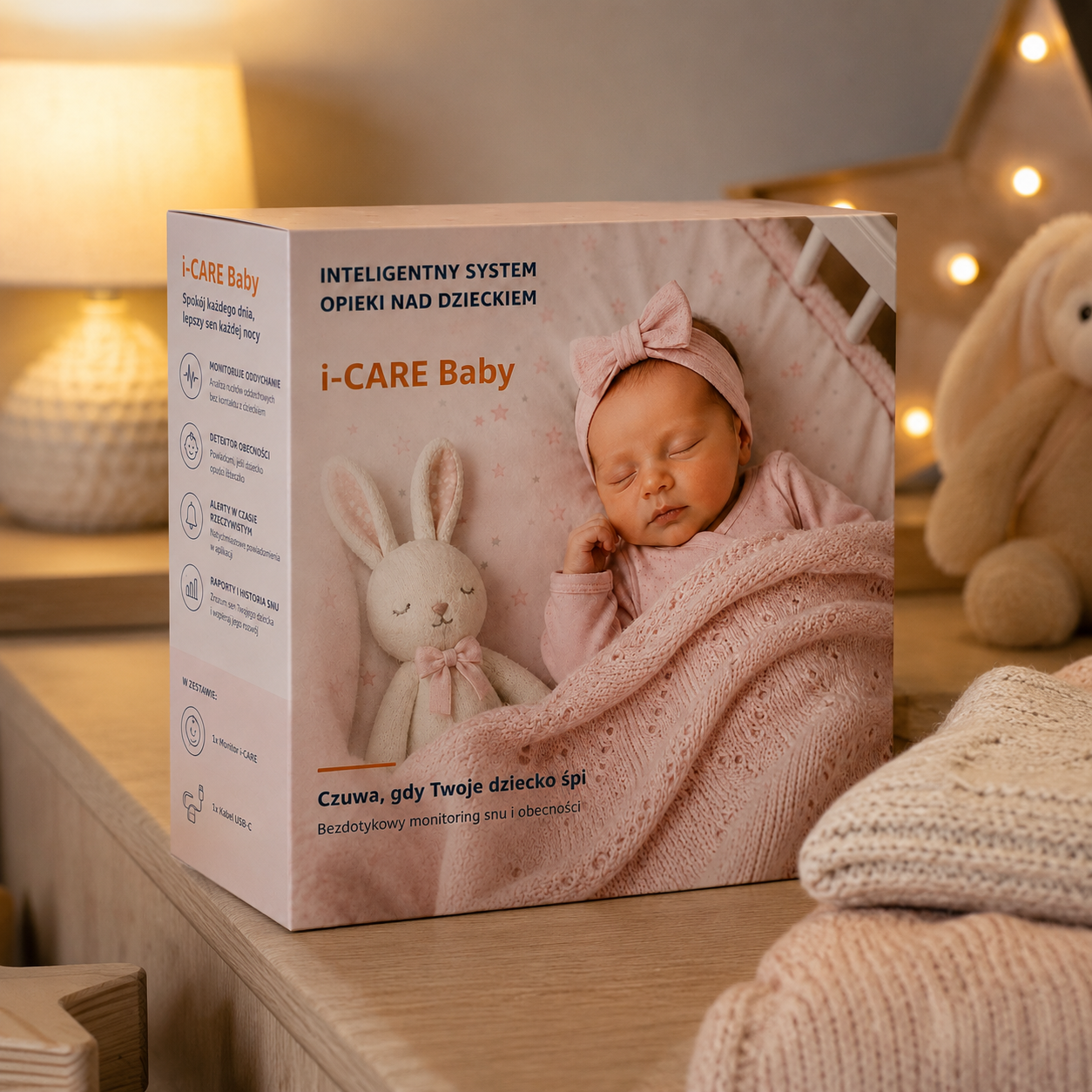 i-CARE BABY – Inteligentny monitoring snu i bezpieczeństwa