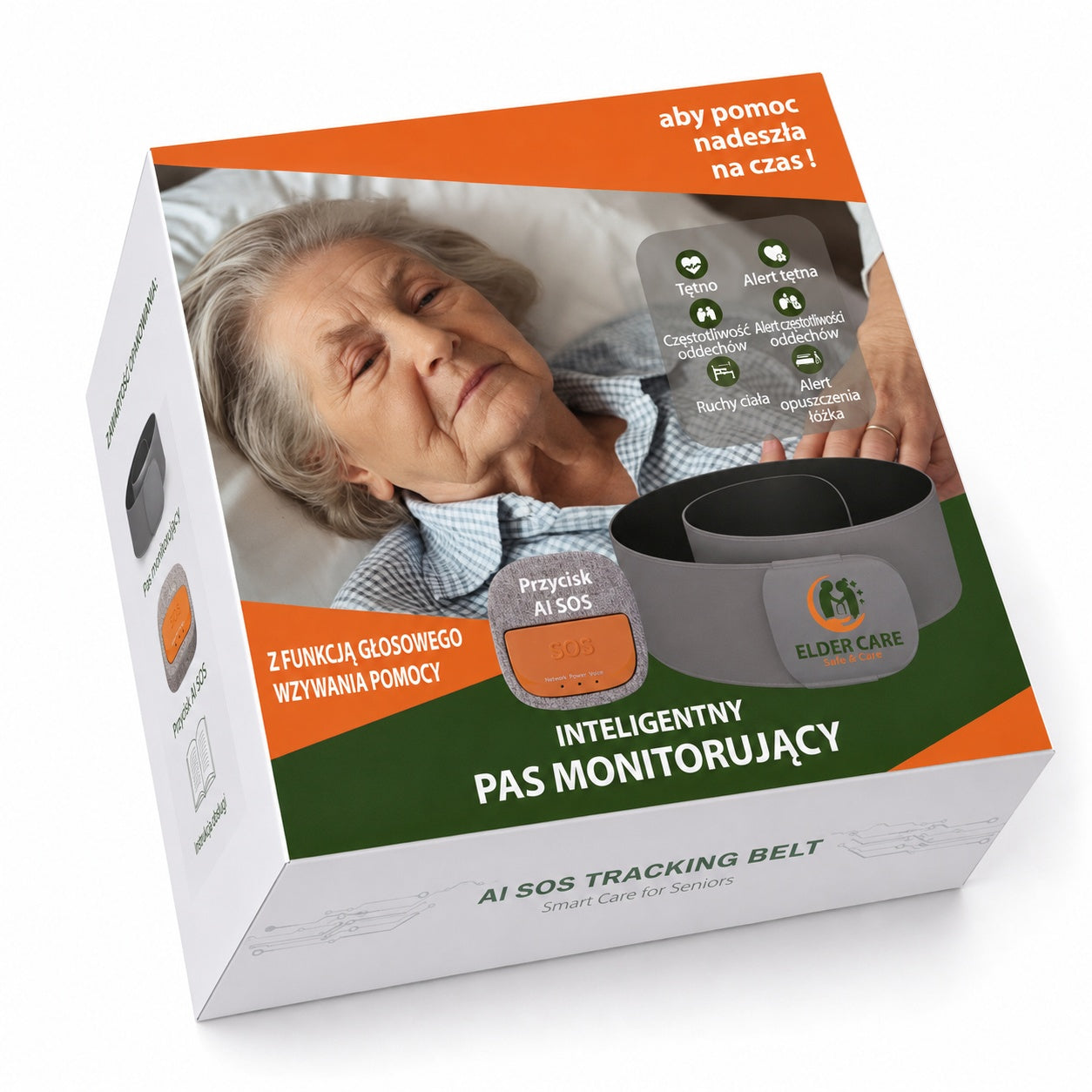Nocny opiekun - CARE ONE pas monitorujący care solutions